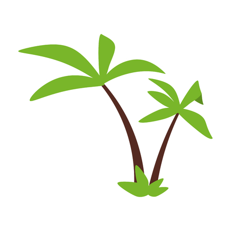 palm tree icon image vector illustration designのイラスト素材