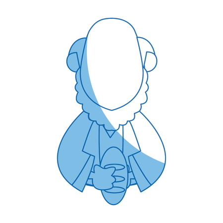Cartoon man of orient christian design vector illustrationのイラスト素材