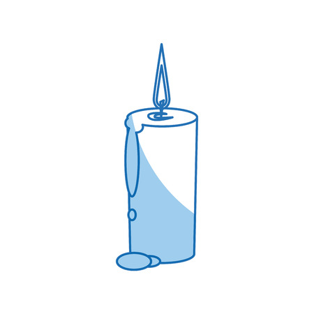 candle spa aromatherapy light treatment vector illustrationのイラスト素材