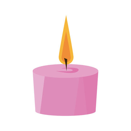 candle spa aromatherapy light treatment vector illustrationのイラスト素材