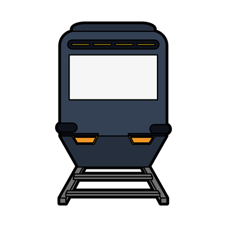 train or tramway frontview icon image vector illustration designのイラスト素材