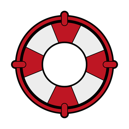 life preserver icon image vector illustration designのイラスト素材