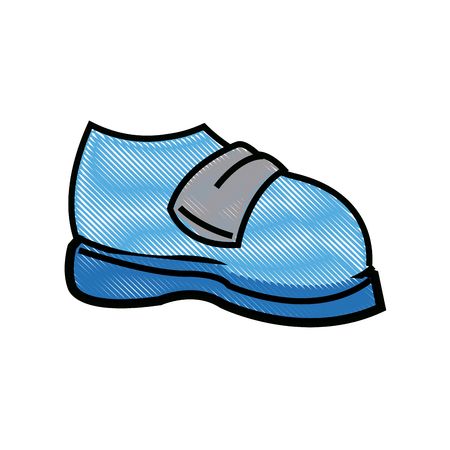 shoe tennis sport graffiti fashion design icon vector illustrationのイラスト素材