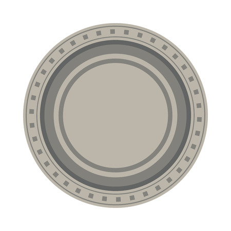 casino chip vintage style ace, poker game icon vector illustrationのイラスト素材