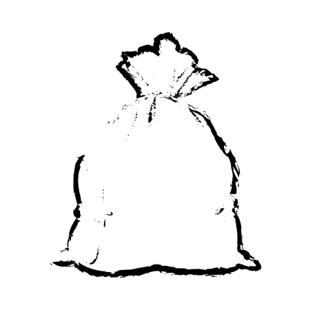 money bag, bank saving financial sketch vector illustrationのイラスト素材