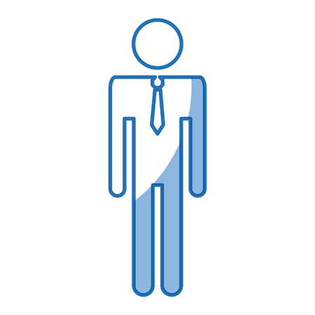 A man icon silhouette avatar male icon vector illustration.のイラスト素材