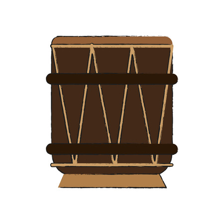 carnival brazil flat icon vector design graphic illustration drawのイラスト素材
