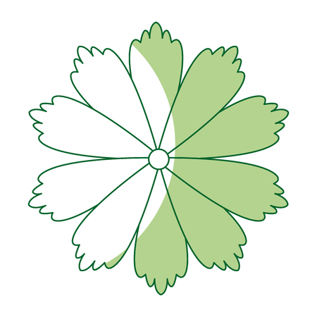 flower bright nature plant spring image vector Illustrationのイラスト素材