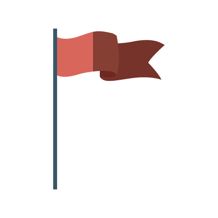 flag banner insignia emblem symbol icon vector illustrationのイラスト素材