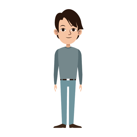 man character male avatar people icon vector illustrationのイラスト素材
