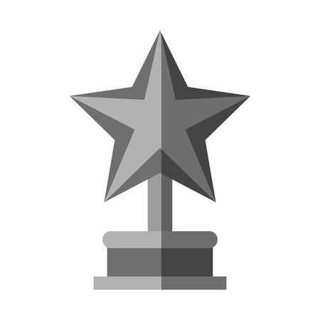 star trophy  icon image vector illustration designのイラスト素材