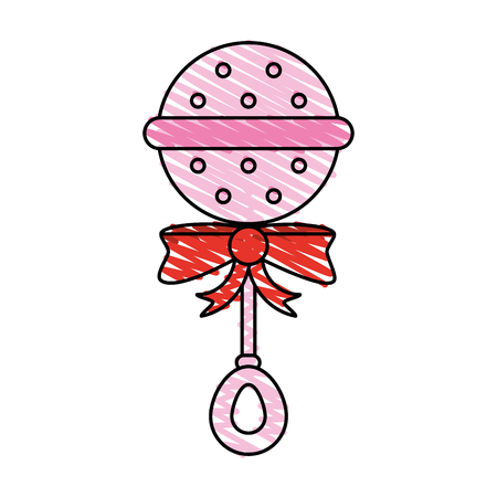 pacifer toy illustration icon vector design graphic sketchのイラスト素材