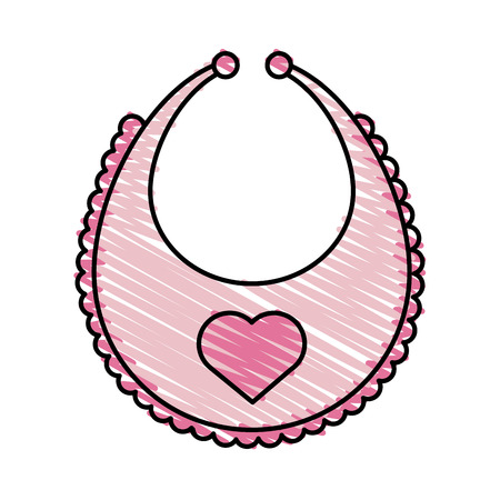 apron baby illustration icon vector design graphic sketchのイラスト素材