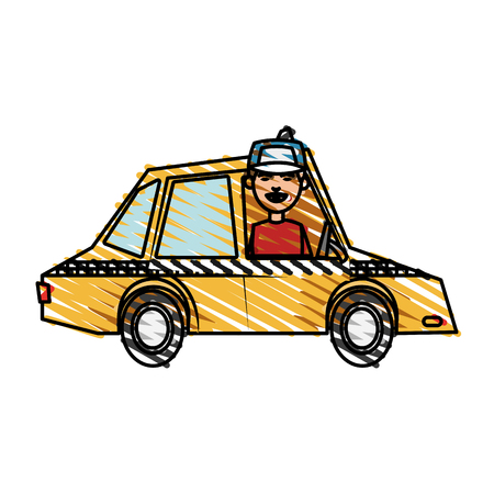 car, toy, little, vector, illustration, icon, design, graphic, sketchのイラスト素材