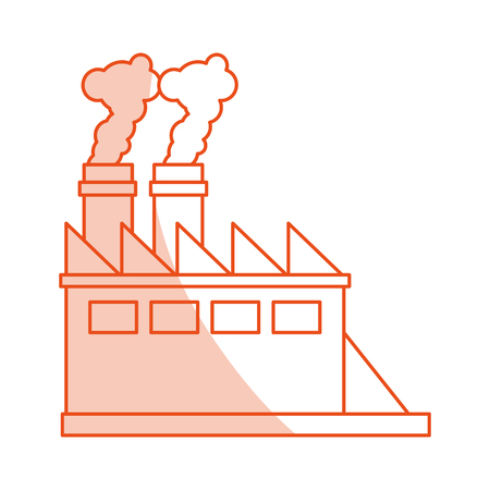 factory illustration cartoon silhouette icon vector design graphic shadowのイラスト素材