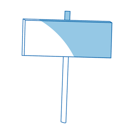 blank big billboard mockup for your advertisement vector illustrationのイラスト素材