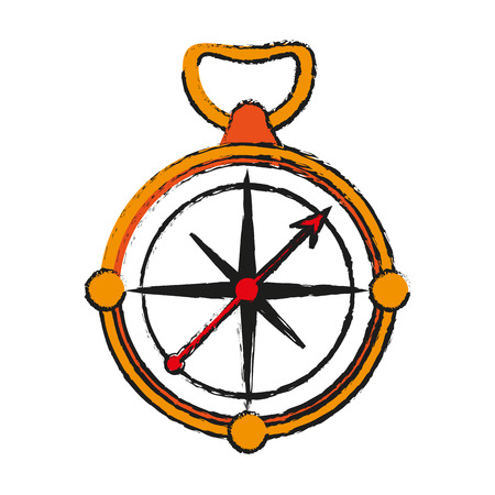navigation compass icon image vector illustration designのイラスト素材