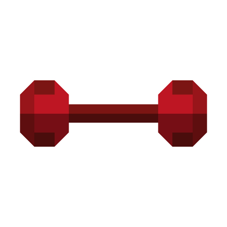 dumbbell fitness related icon image vector illustration designのイラスト素材