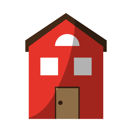 Facade house of plants icon vector illustration dessign graphic shadowのイラスト素材