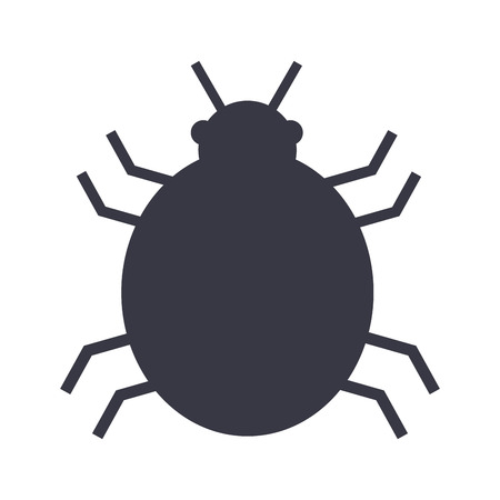 cyber security danger malware virus design vector illustrationのイラスト素材