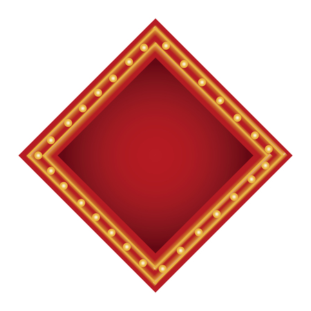 retro billboard. vintage bright sign board vector illustration.のイラスト素材