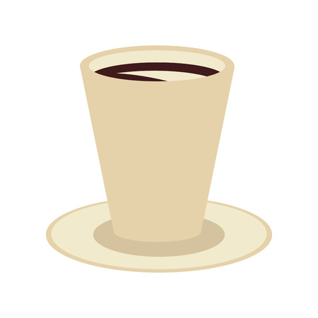 Coffee beverage in mug  icon image vector illustration designのイラスト素材