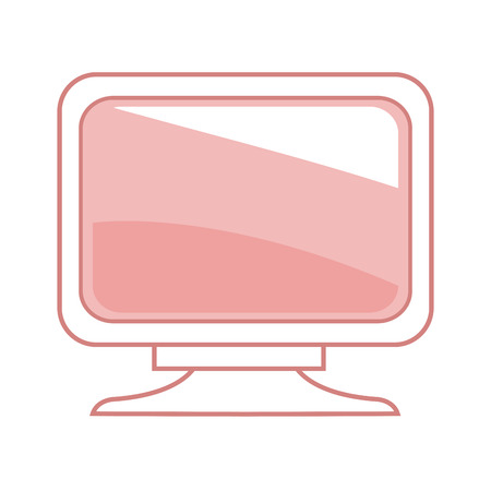 screen monitor device technology digital vector illustrationのイラスト素材