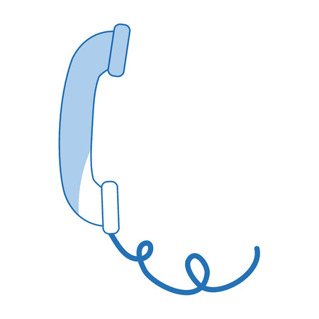 Call handset phone communication service vector illustrationのイラスト素材