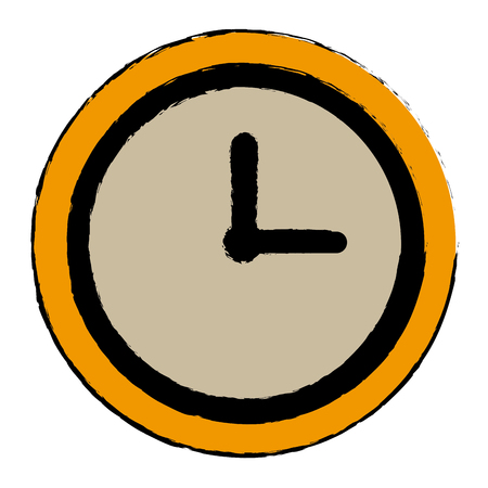 clock world time concept business daily icon vector illustrationのイラスト素材