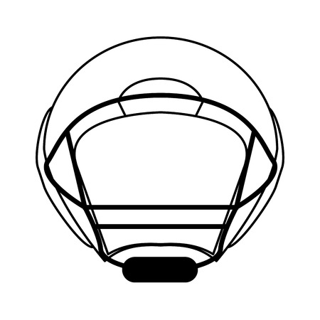 helmet american football icon image vector illustration designのイラスト素材