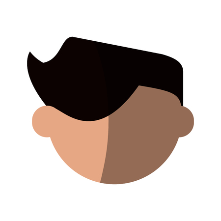 head of faceless man icon image vector illustration designのイラスト素材