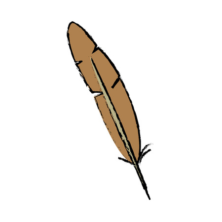 feather of hat oktoberfest decoration celebration vector illustrationのイラスト素材