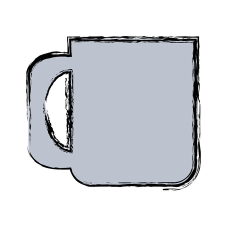 ceramics mug coffee handle object image vector illustrationのイラスト素材