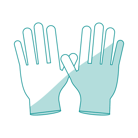 Gloves healthcare related icon image vector illustration designのイラスト素材