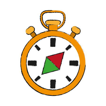 navigation compass icon image vector illustration designのイラスト素材