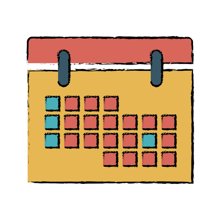 calendar date remember day social media vector illustrationのイラスト素材