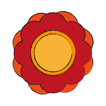 abstract flower icon image vector illustration designのイラスト素材
