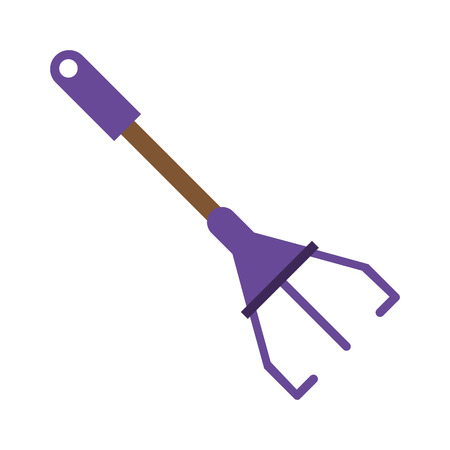 rake gardening tool icon image vector illustration designのイラスト素材