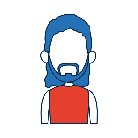 man avatar profile picture male people vector illustrationのイラスト素材