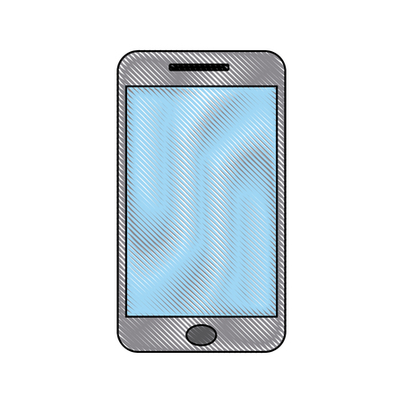 smartphone communication application call device vector illustrationのイラスト素材