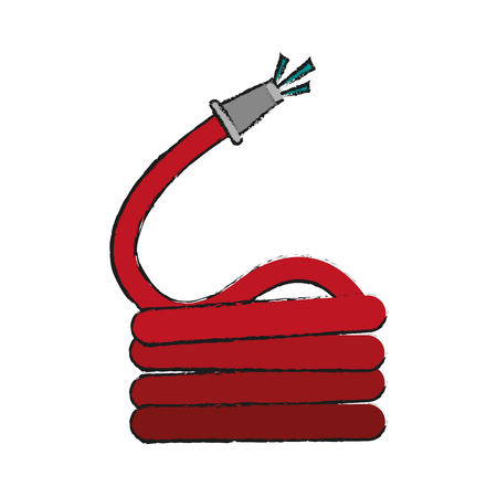 hose gardening tool icon image vector illustration designのイラスト素材