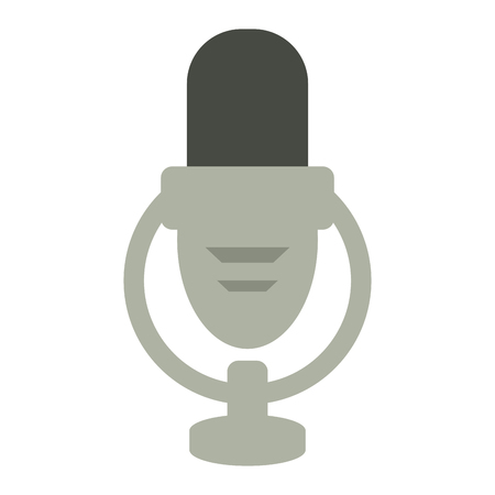 vintage microphone icon image vector illustration designのイラスト素材