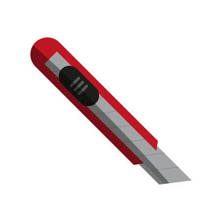 blade cutter office supplies related icon image vector illustration designのイラスト素材