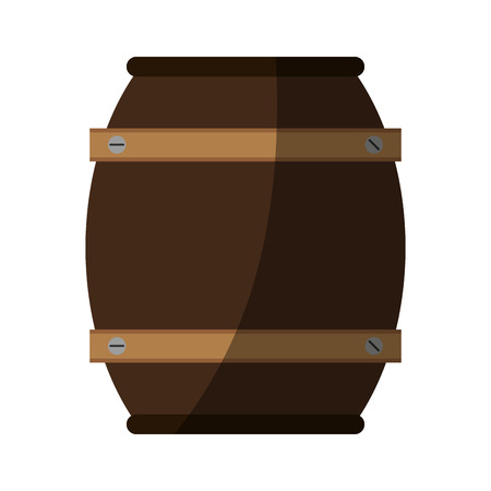 Barrel beverage dispenser shadow  vector illustration design graphicのイラスト素材