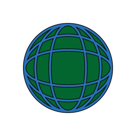 global connection internet web application vector illustrationのイラスト素材
