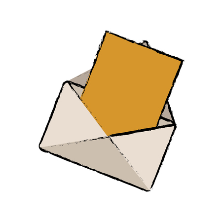 email paper message communication web vector illustrationのイラスト素材