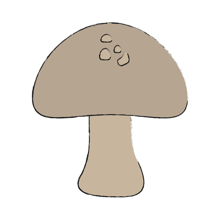 mushroom vegetable icon image vector illustration designのイラスト素材