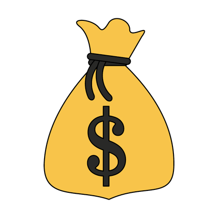 money bag icon image vector illustration designのイラスト素材