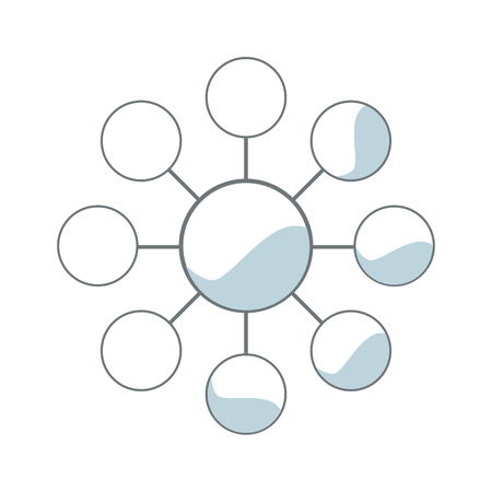 Abstract molecule particles, atoms for medical study vector illustrationのイラスト素材