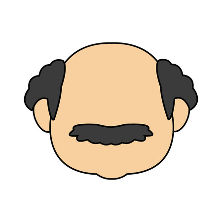 grandfather man family person face vector illustrationのイラスト素材